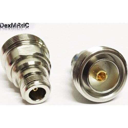 1pc N female Jack switch 7/16 female Jack RF Coax Adapter convertor Straight Nickelplated NEW wholesale