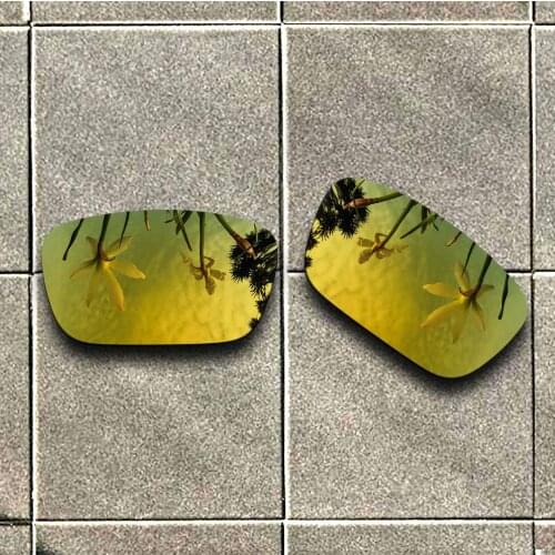 24K Gold Polarized Sunglasses Replacement Lens for-Oakley Jury Frame 100% UV Protection Good Fitness