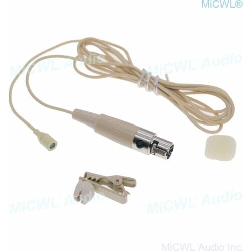 AK2 Omnidirectional Tie Clips Lavalier Microphone for AKG Samson Wireless BeltPack Transmitter mini XLR 3Pin TA3F plug