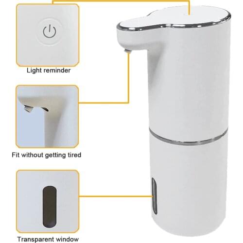 Automatic Foam Soap Dispenser Touchless Sensor USB Charging Smart Foam Machine Infrared Sensor Liquid Dispenser Hand Sanitizer