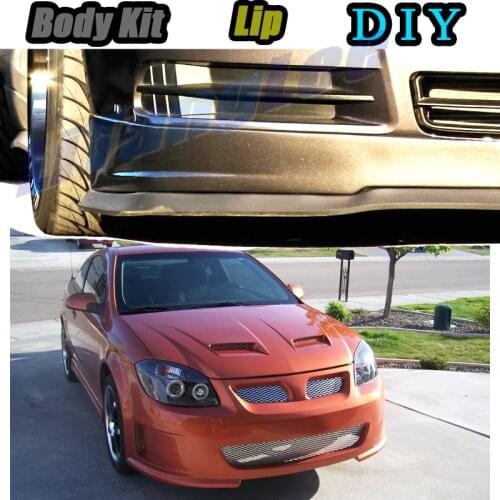 Car Bumper Lip Front Spoiler Skirt Deflector For Pontiac G4 G5 Pursuit Cobalt Tune Car Modified Body Kit VIP Hella Flush Lips