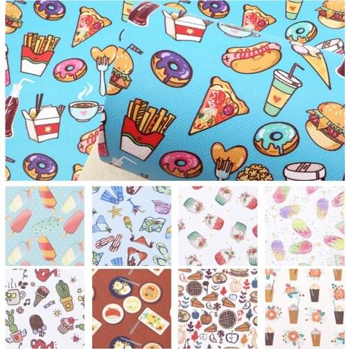 David accessories 20*33cm 9pcs/set Fruit Series Synthetic Leather Set DIY Bow Bag Materials Faux Leather Fabric Sheets,1Yc10516