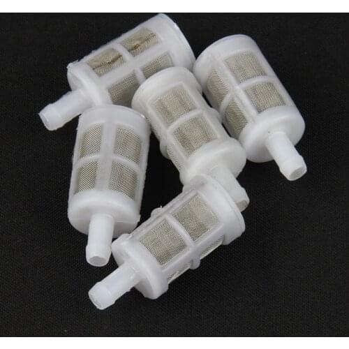 25pcs 7mm Water Pump Filter Net Atomizer Diaphragm Pump Filter Net Hose Connection Aquarium Irrigation Stainless Steel Mesh