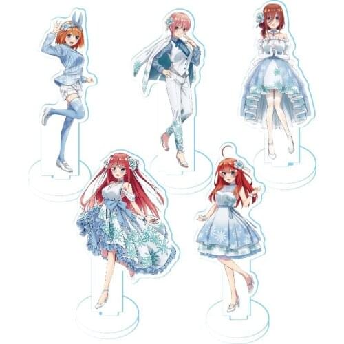 Kawaii Anime The Quintessential Quintuplets Acrylic Stand Sign Nakano Ichika Nino Miku Yotsuba Itsuki Model Plate Collection