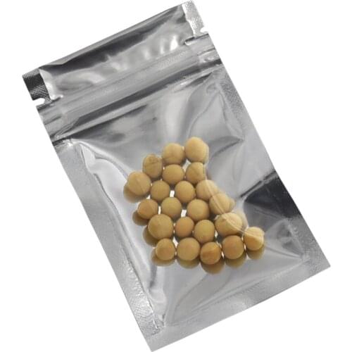 Small 7x13cm Front Clear Plastic Storage Bag Heat Sealable Aluminum Foil Vacuum Packaging Bags 2000pcs for Tea Coffee Powder