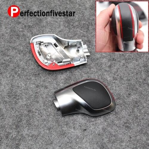 Modification Chrome Matte Gear Shift Knob DSG Cover Cap For Volkswagen VW Golf MK6 MK7 R GTI Passat B7 B8 CC R20 Jetta MK6