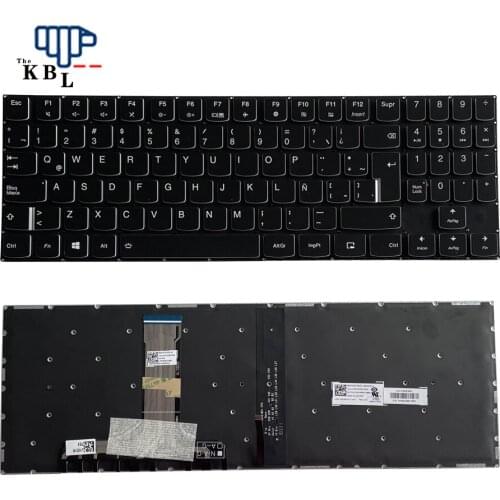 New For Lenovo Legion Y520 Y720 Latin Language Backlit Black Laptop Keyboard SN20Q73453 7P9603E543