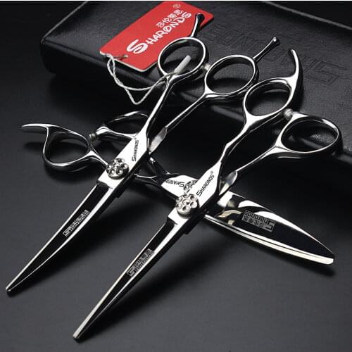 Hairdressing Scissors Professional Genuine Hairstylist Special 6 Inch Flat Tooth Scissors Set Hair Scissors for Cutting H