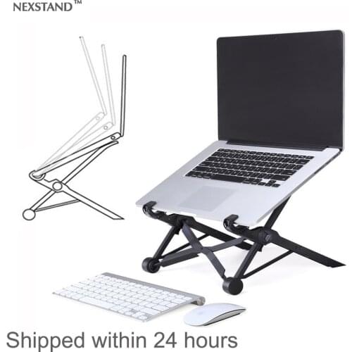 NEXSTAND K2 Laptop Stand for MacBook Pro Air Folding Portable Stand Viewing Angle Height Adjustable Bracket Notebook Stand