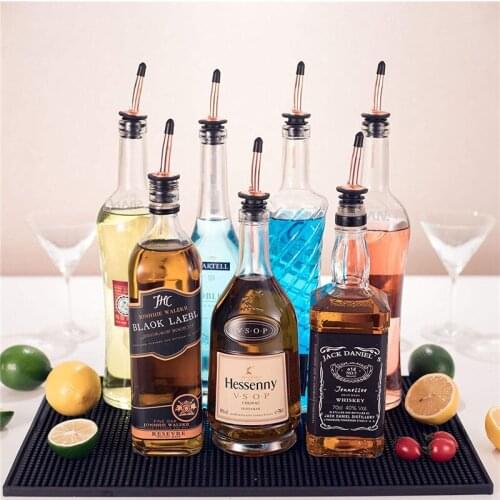 Wine Pourer Stopper Dispenser Bottle Caps Liquor Spirit Free Flow Spout Stopper Kitchen Bar Tools Eco-Friendly Stainless Steel