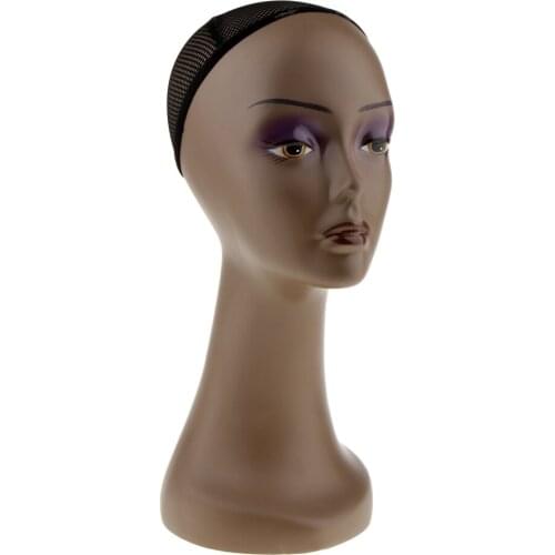 Professional Wigs Display Female Mannequin Head Manikin Model Stand + Cap