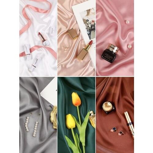 INS style silk photo background cloth for jewelry pendulum props photography background cloth shooting prop 75X150cm 100X150cm