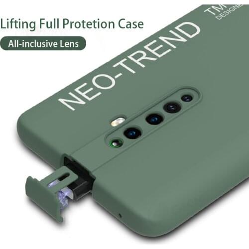 Liquid Silicone Baby-Skin Soft Case For OPPO Reno 2 2Z 10X Zoom Anti-drop Lifting Protection Cover For OPPO Reno 2 2Z 10X Zoom