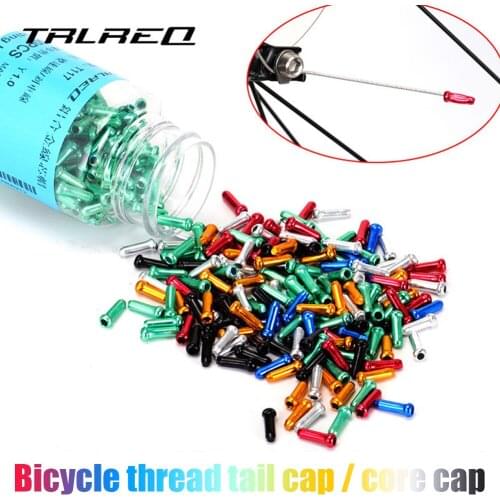 50pcs Bicycle Cable End Caps MTB Bike Brake Shifter Aluminum Wire Cable Tip Cycling Parts Derailleur Shift Cables End Caps