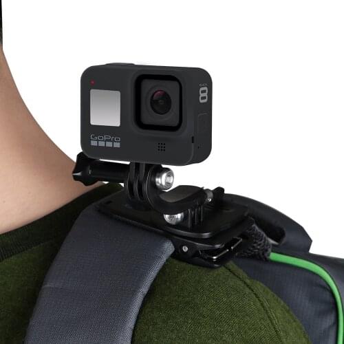 Quick Attached Bag Clip For GoPro Hero 9 8 7 6 5 Xiaomi Yi 4K SJ4000 Sj8/9 pro Max EKEN H9 R Mijia Camera Backpack Clamp