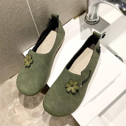 Womens autumn shoes casual shoes 2020 round head moccasins womens comfortable casual shoes womens shoes