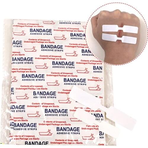10PCS Waterproof Band Aid Butterfly Adhesive Wound Closure Band Aid Emergency Kit Adhesive Bandages