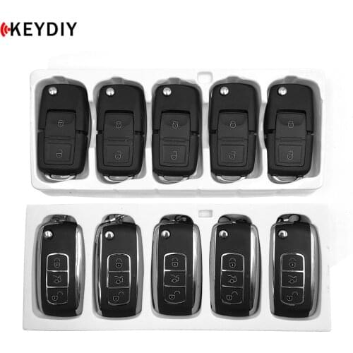 5PCS KEYDIY KD-B07 And 5PCS B01-2 for KD900/KD-X2/URG200 Key Programmer B Series Remote Control