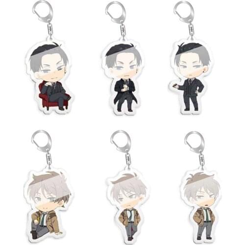 Anime Balance:unlimited Kambe Daisuke Katou Haru Kiyomizu Yukihiro Acrylic Pendant Keychain Keyring Figure Toy Gifts Cosplay