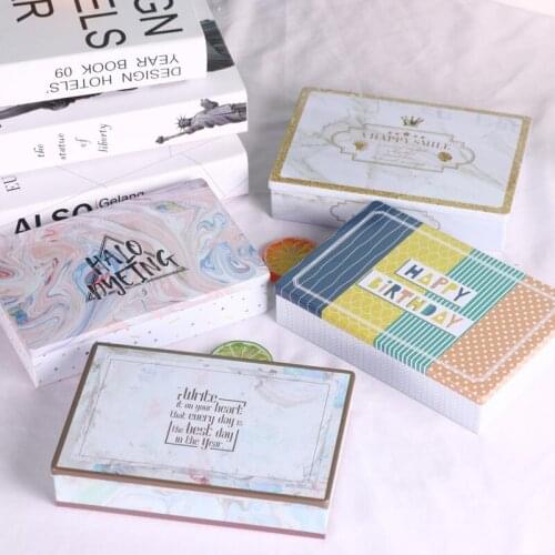 Large Tea Caddy Receive Storage Box Cartoon Rectangular Cookie Candy Chocolate Tin Box Christmas Gift For Kids