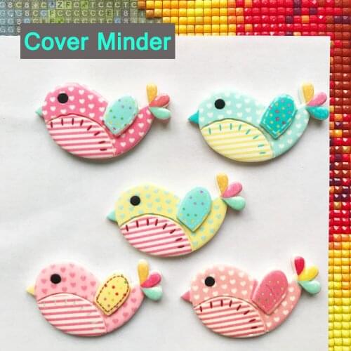 Diamond Painting Tools Cover Minder Bird Design Cover Holder for 5D Painting with Diamonds Accessories