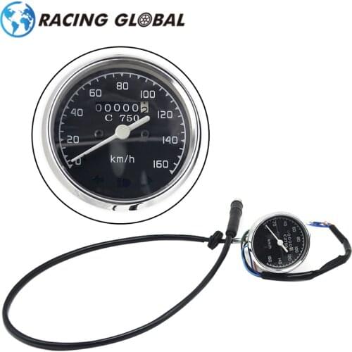 ALCON-Racing Headlight Inner Speedometer 0-160 Km/h 0-120 Km/h used at CJ-K750 Motorcycle Case For Bmw R12 R71 M-72 Motorcycle