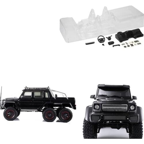 DJ Traxxas TRX4 TRX6 G63 G500 Simulation Interior Climbing Car Transparent Interior Remote Control RC Car Upgrade Accessories