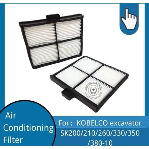 For KOBELCO Excavator SK200/210/260/330/350/380-10 Air Conditioning Filter Element Built-in And External