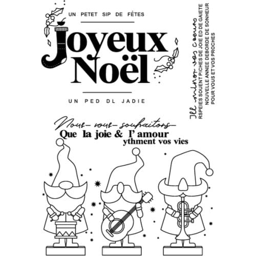 French Clear Stamp for Scrapbooking Transparent Silicone Rubber DIY Photo Album Decor 1810