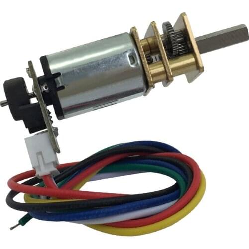 GB12-N20B encoder motor precision micro motor 3V 6V 12V 39/50/71/100/150/300/500/1500RPM