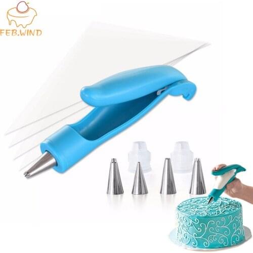 Cake Decorating Tools Easy Deco Icing Pen Icing Piping Nozzles Bag Tips Sets for Cake Decoration Muffin Dessert Decorators 284