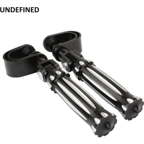 25MM 32MM Motorcycle Foot Pegs Highway Engine Guard Crash Bar Footpeg w/Clamps Footrests for Harley Touring Road King Glide Dyna