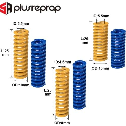 Heated Bed Springs Die Light Load Compression Spring DIY Extrusion Spring for 3D Printer CR-10 10S S4 Ender 3 MK8