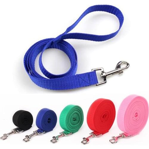 Pet Dog leash nylon leash for small big dog bulldog pitbull chihuahua training leashes dog accessories 1.5M 1.8M 3M 4.5M 6M