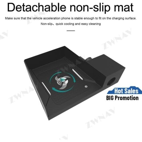 QI car Infrared wireless charger For Toyota Innova 2017-2020 Infrared Fast Wireless Charging Car Phone Holder for iphone/Samsung