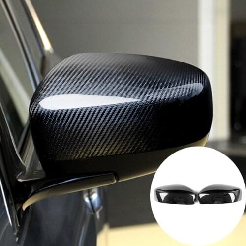Real Carbon Fiber Rear View Mirror Cover Cap for Infiniti G25 G37 Q40 Q60 2009-2015 Car Side Door Rearview Casing Car-Styling