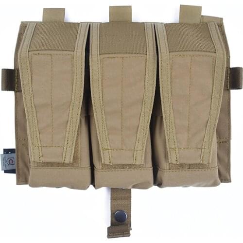 TwinFalcons Plate Carrier 2.0 Detachable Flap Triple M4 Mag Pouches Panel Delustering Cordura 500D TW-M039