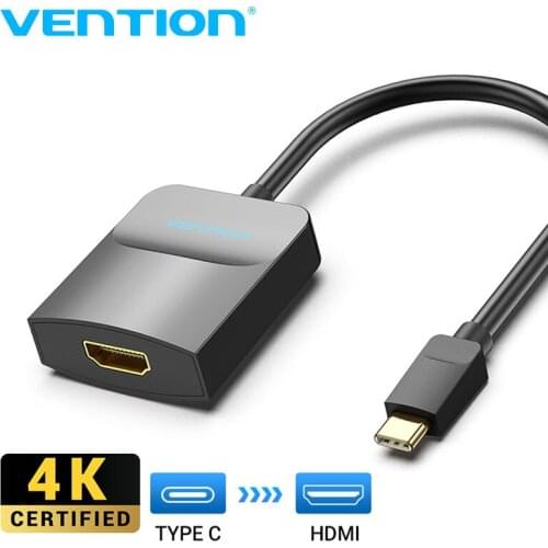 Vention USB C HDMI Cable Type C to HDMI Thunderbolt 3 Adapter for MacBook Samsung Galaxy S10/S9 Huawei Mate 20 P20Pro USB-C HDMI