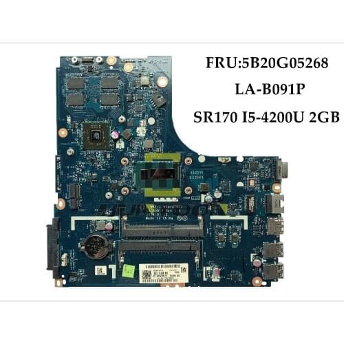 High quality 5B20H32958 for Lenovo Ideapad B50-80 Laptop Motherboard LA-B091P SR23Y I5-5200U DDR3L 1GB 100% Fully Tested