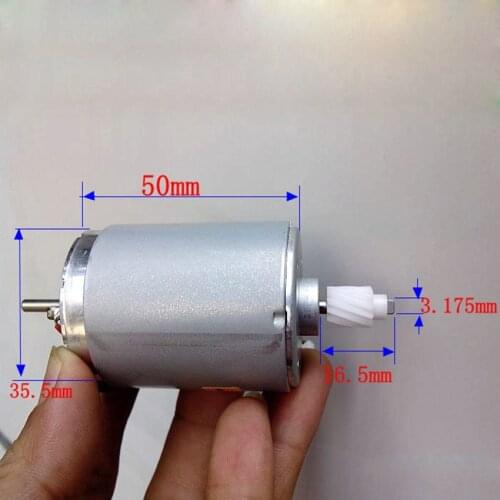 545 high torque DC motor high speed motor DIY vehicle model permanent magnet Experimental wind turbine 1900-4500rpm/min