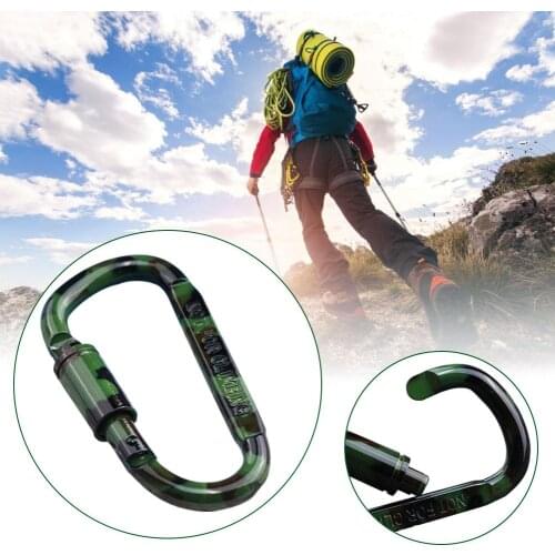 1PCS/2pcs/4pcs D Type Carabiner Long Nut Large Carabiner Kettle Key Toy Luggage Clothing Buckle Multifunctional Carabiner