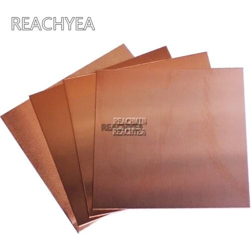 1pc 99.9% Copper Sheet Plate DIY Handmade material Pure Copper Tablets DIY Material for Industry Mould or Metal Art