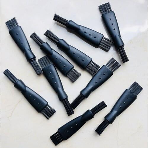 10Pcs Shaving Brush Beard Clipper Nylon Razor Cleaning Brush Cleaner Hair Remover Portable Travel Beard Kit Shaving Accessories