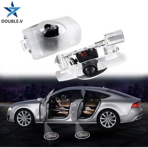 2pcs Car door light for Iexus logo ES LS GX LX IS car Welcome light LED Projector Lamp Decorative Lamp for Iexus logo