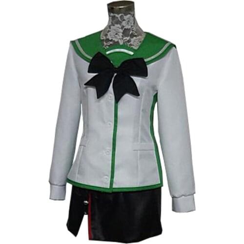 2017 High school OF THE DEAD Busujima Saeko Cosplay costume customized