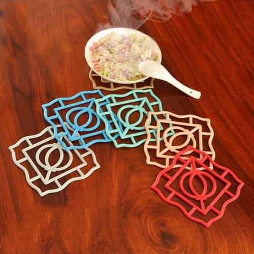 2020 Chinese Rubber Kitchen Placemat for Dining Table Mats Heat-resistant Pot holder Cup and Mugs Drink coaster Insulation pads