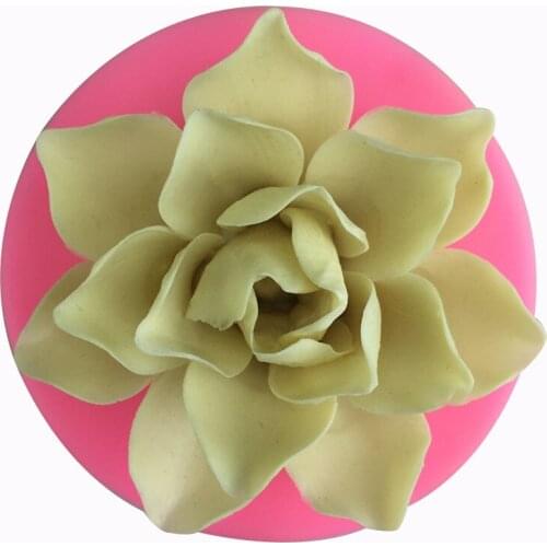 3D Flower Mold Silicone DIY Mold Cake Decoration Tool Chocolate Sugar Handmade Soap Mold Fondant Molds Baking Accessories