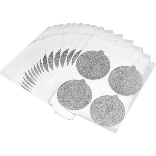 60xAluminum Foil Sealing Stickers 37mm For Refillable Reusable Capsules