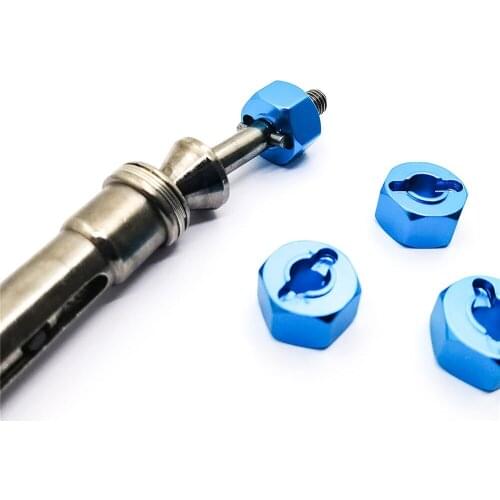 Aluminum Alloy Hexagonal Coupling Wheel Hex Hub Adaptor Combiner for TRAXXAS SLASH 7MM HQ 734 RC Car Accessories