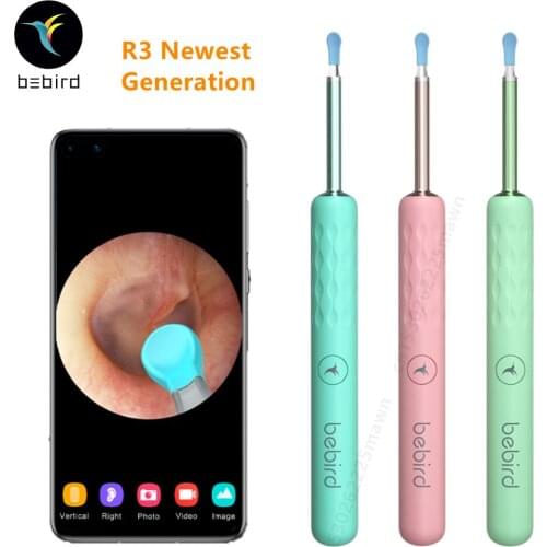 Bebird R3 R1 Ear Cleaner Minifit Earrings Wax Removal Tool 300W Precision Camera Otoscope IP67 Waterproof Endoscope Health Care